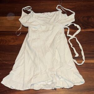 Gianni Bini White Wrap Dress